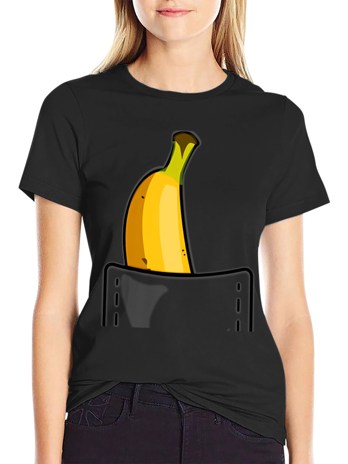 Banana Pocket Graphic T-Shirt