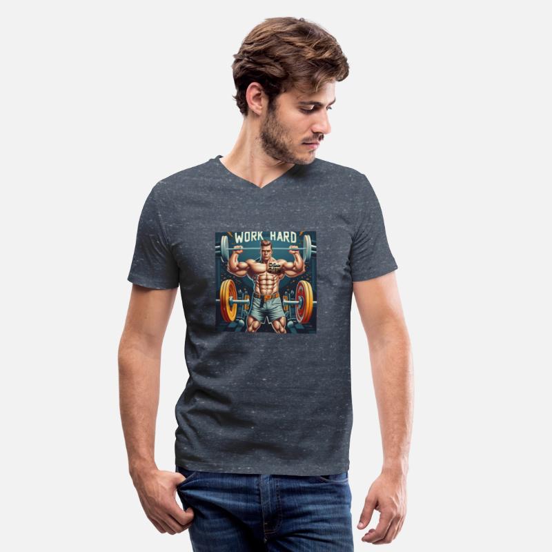 work hard motivation t-shirt