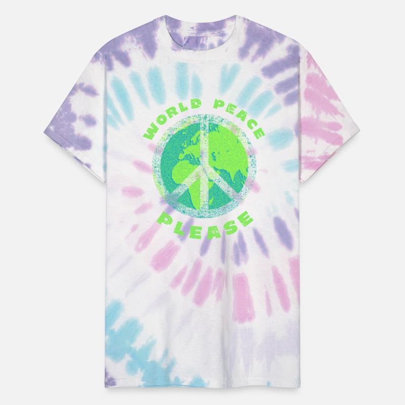 World Peace Please - Hippie Peace Anti War Sign