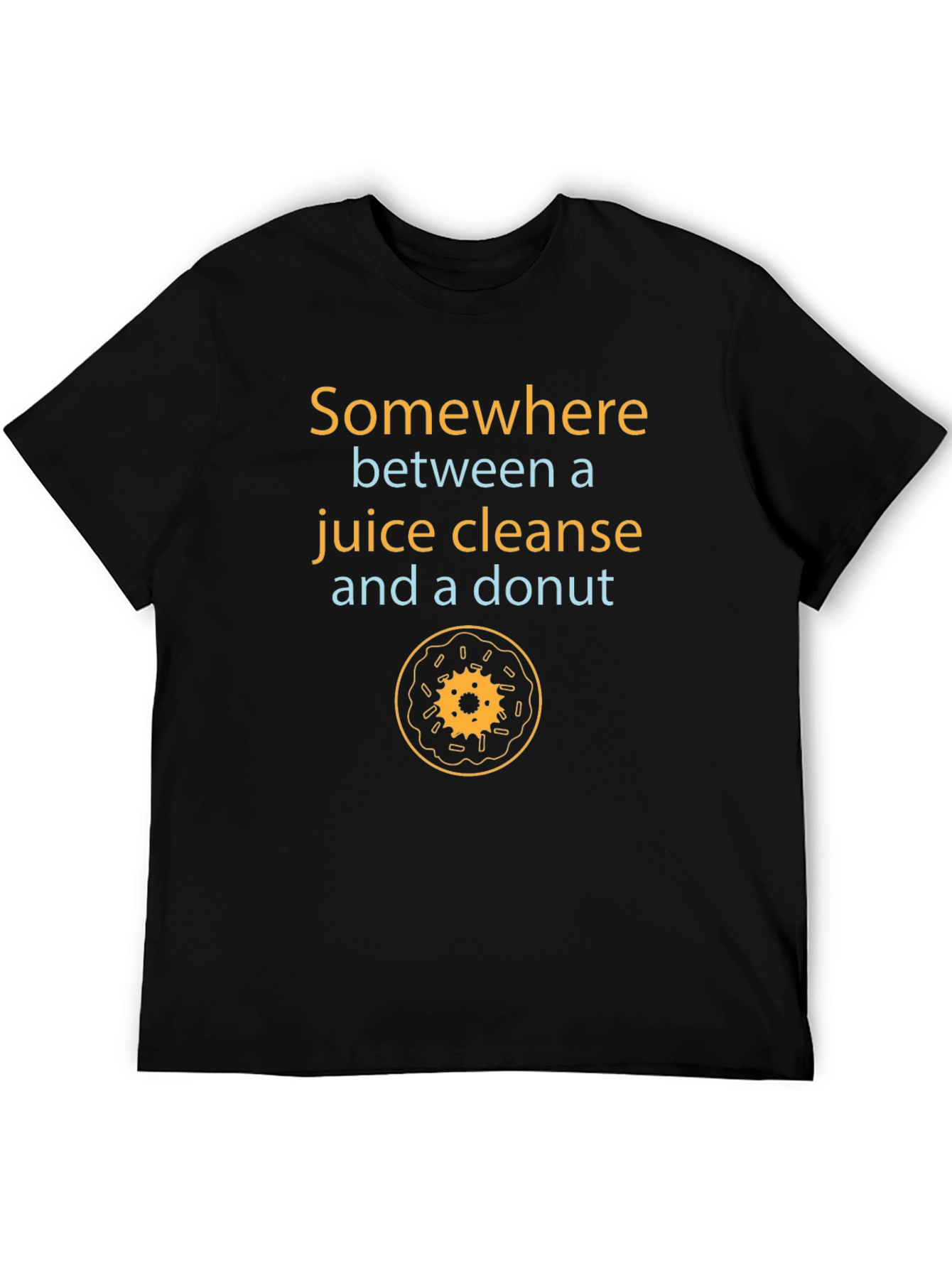 Juice Cleanse & Donut T-Shirt - Funny Foodie Tee