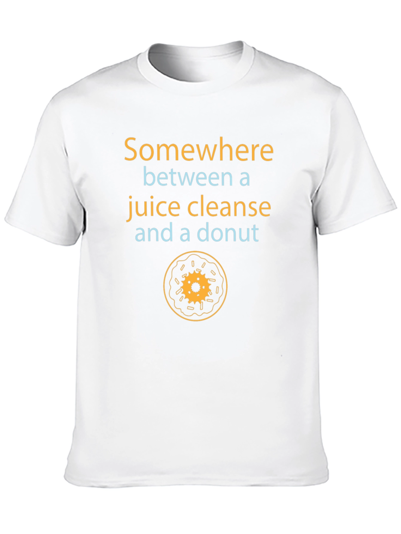 Juice Cleanse & Donut T-Shirt - Funny Foodie Tee
