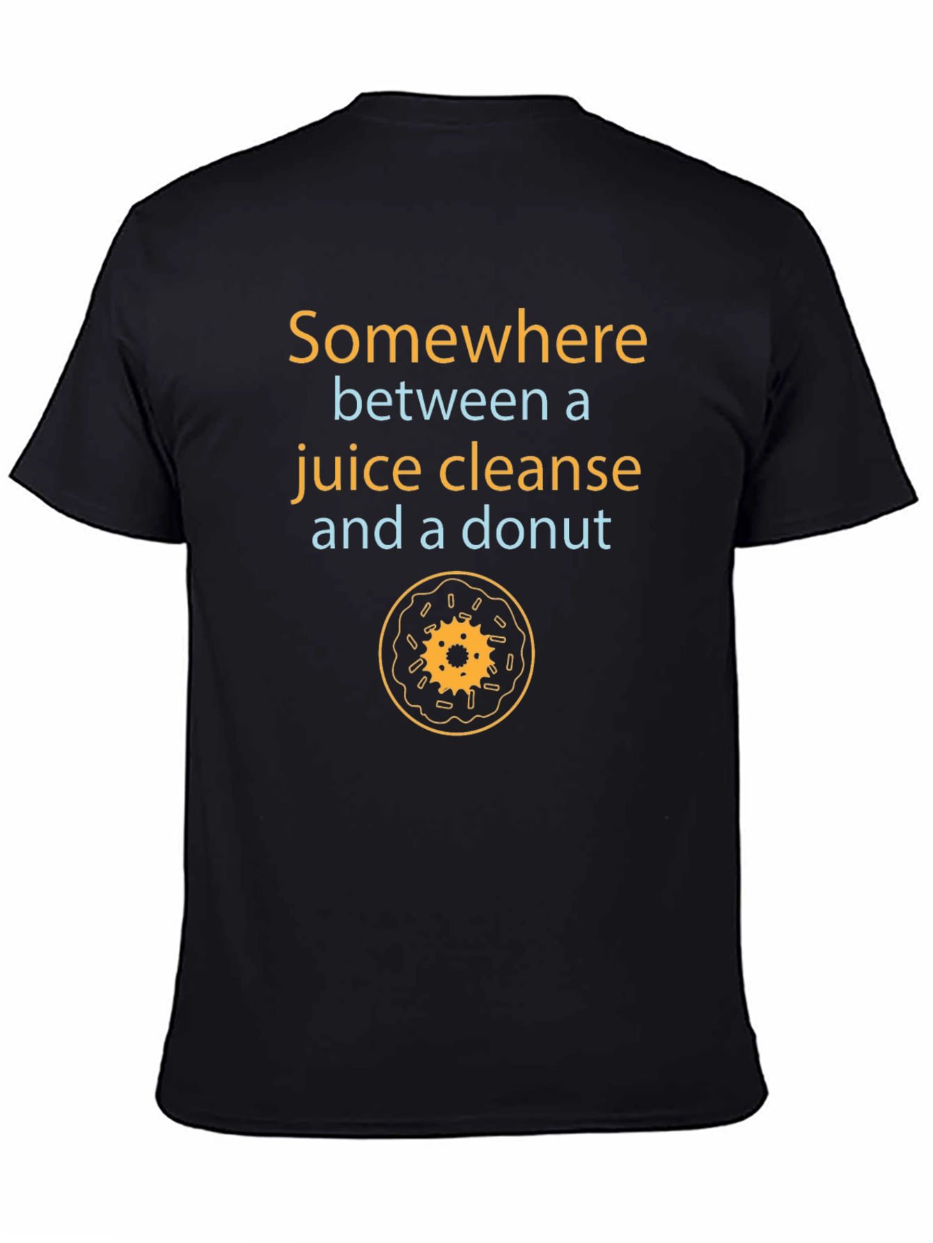 Juice Cleanse & Donut T-Shirt - Funny Foodie Tee