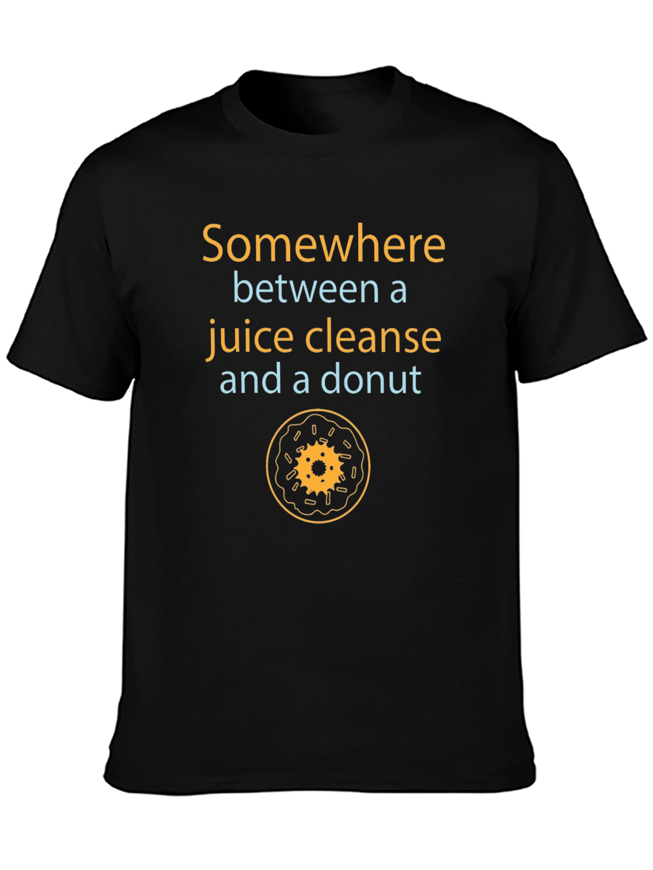 Juice Cleanse & Donut T-Shirt - Funny Foodie Tee