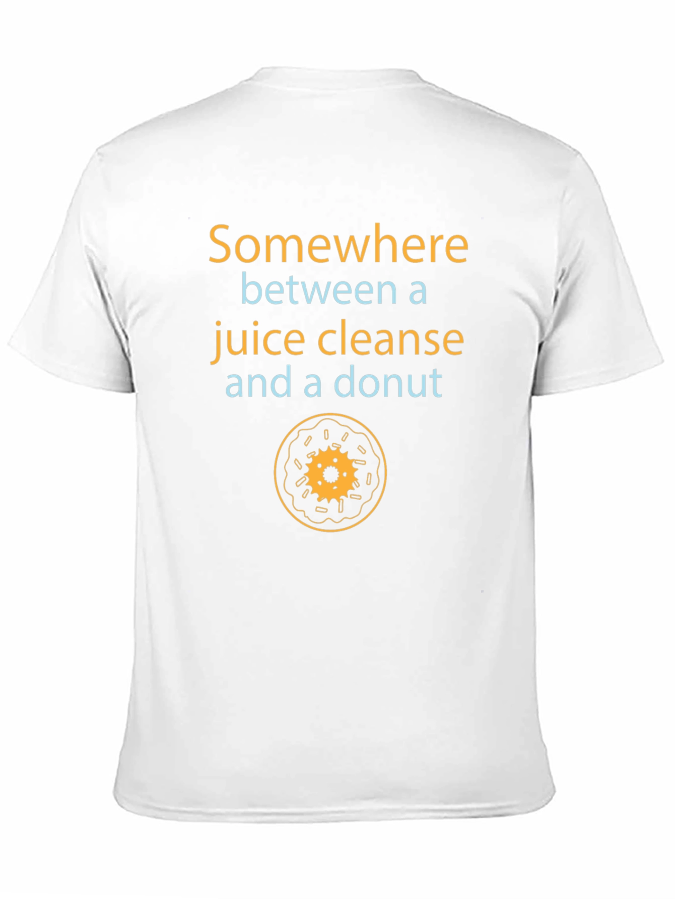 Juice Cleanse & Donut T-Shirt - Funny Foodie Tee