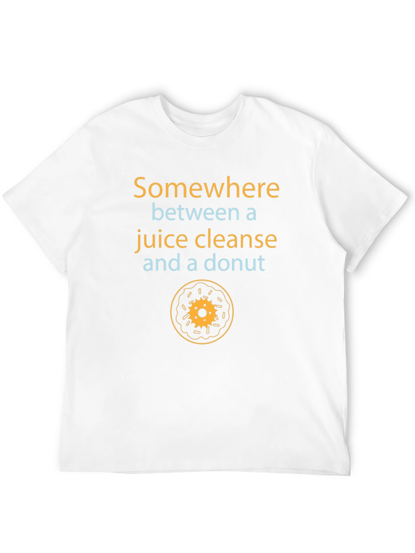 Juice Cleanse & Donut T-Shirt - Funny Foodie Tee