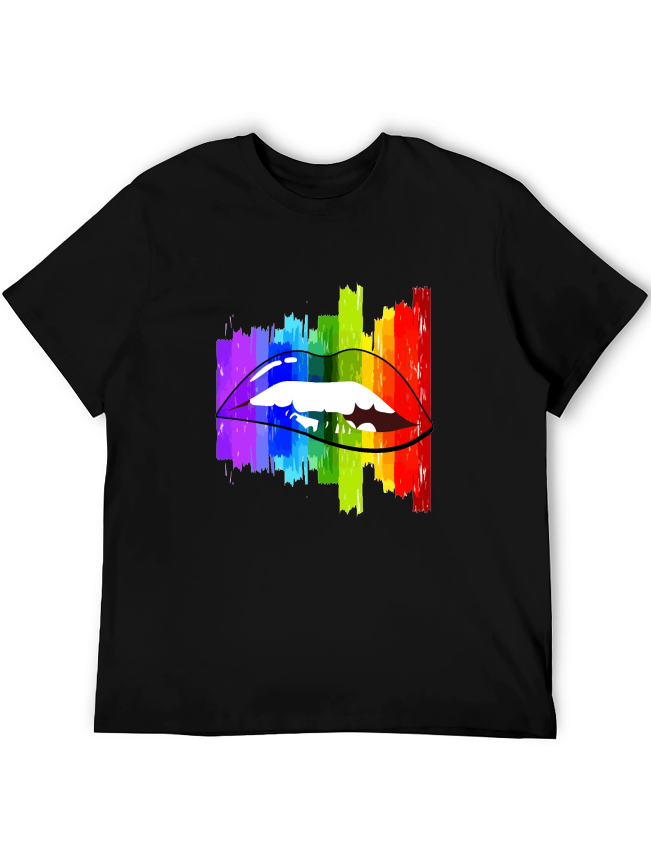 Rainbow Lips Graphic Tee