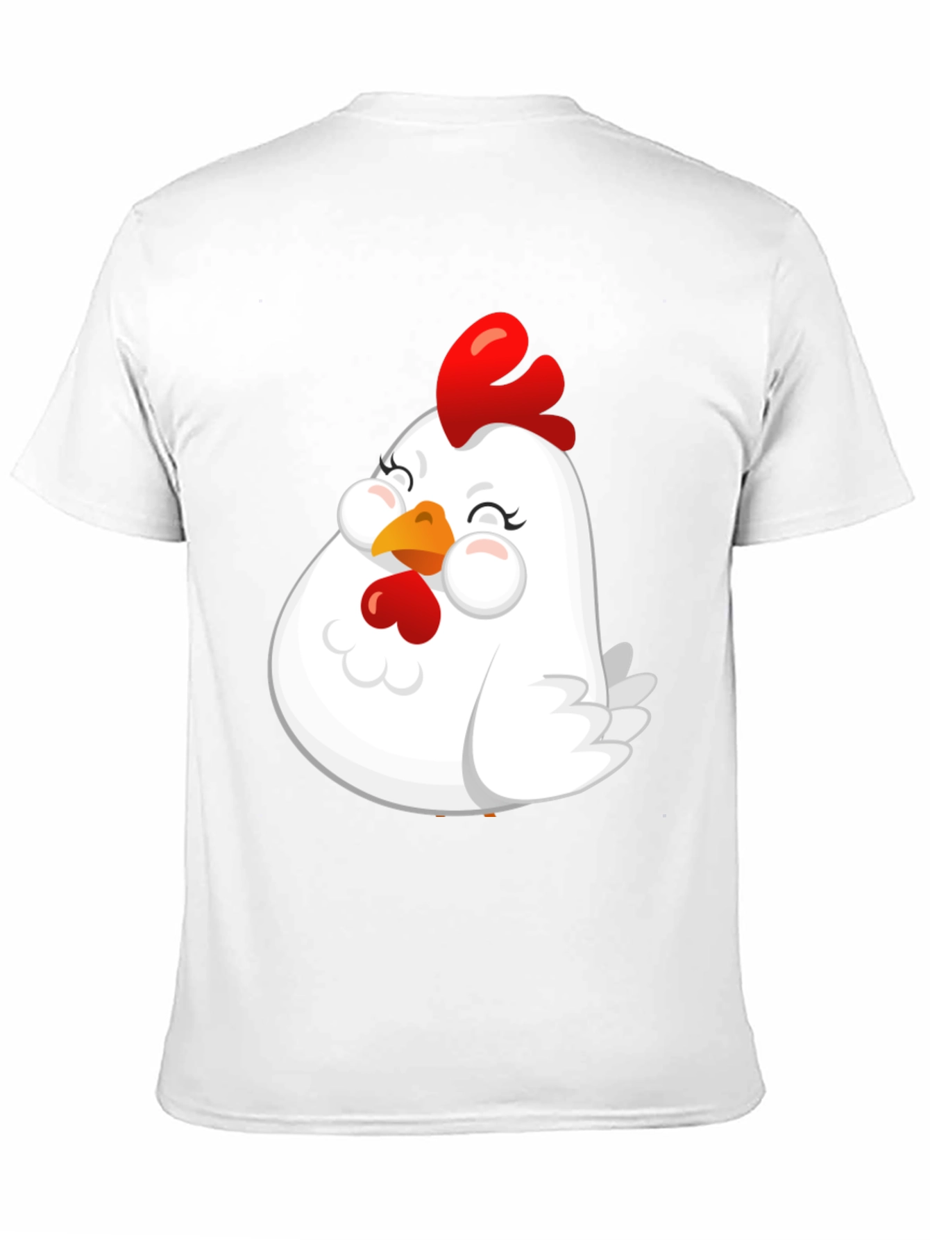 Cute Chicken Graphic T-Shirt - Soft Cotton Blend