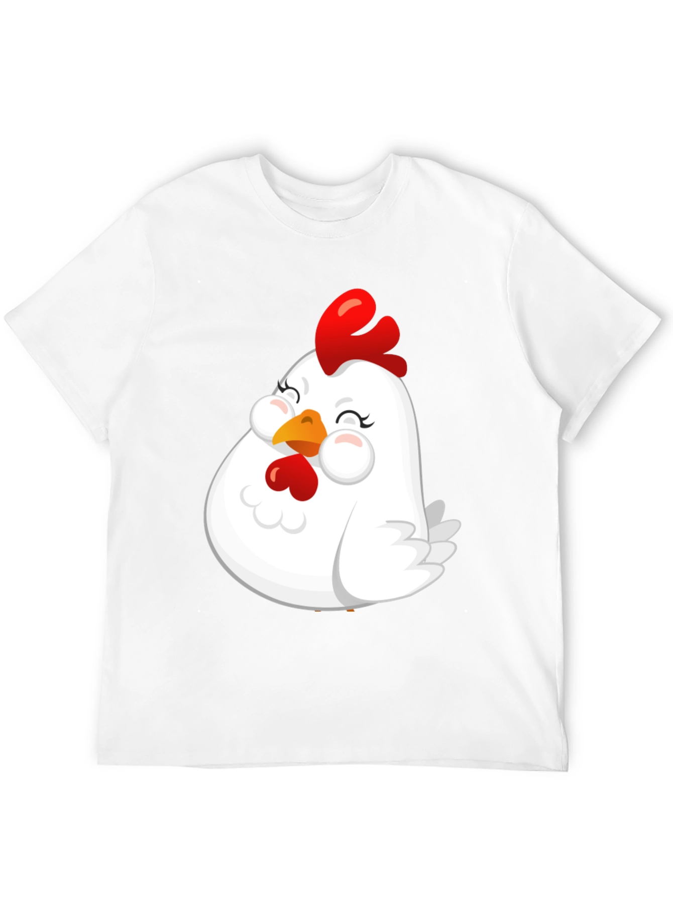 Cute Chicken Graphic T-Shirt - Soft Cotton Blend