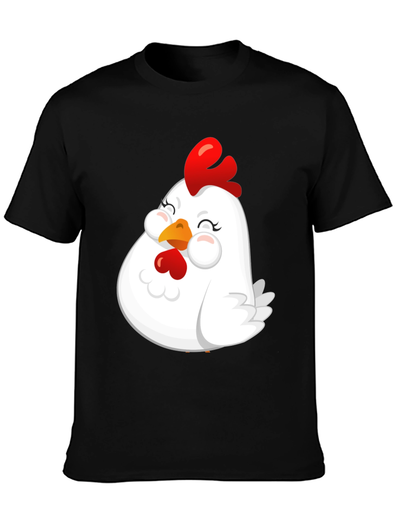 Cute Chicken Graphic T-Shirt - Soft Cotton Blend