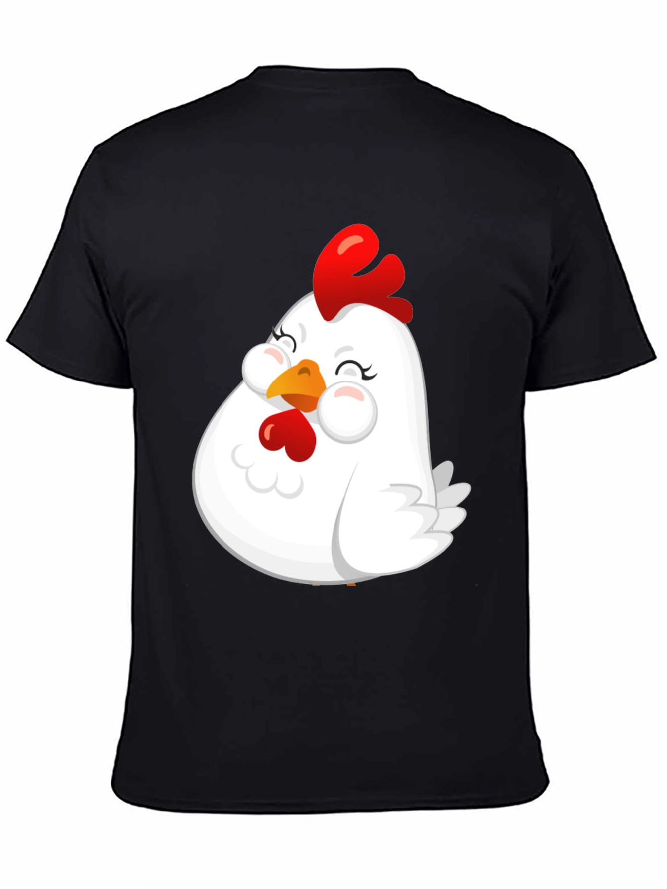 Cute Chicken Graphic T-Shirt - Soft Cotton Blend