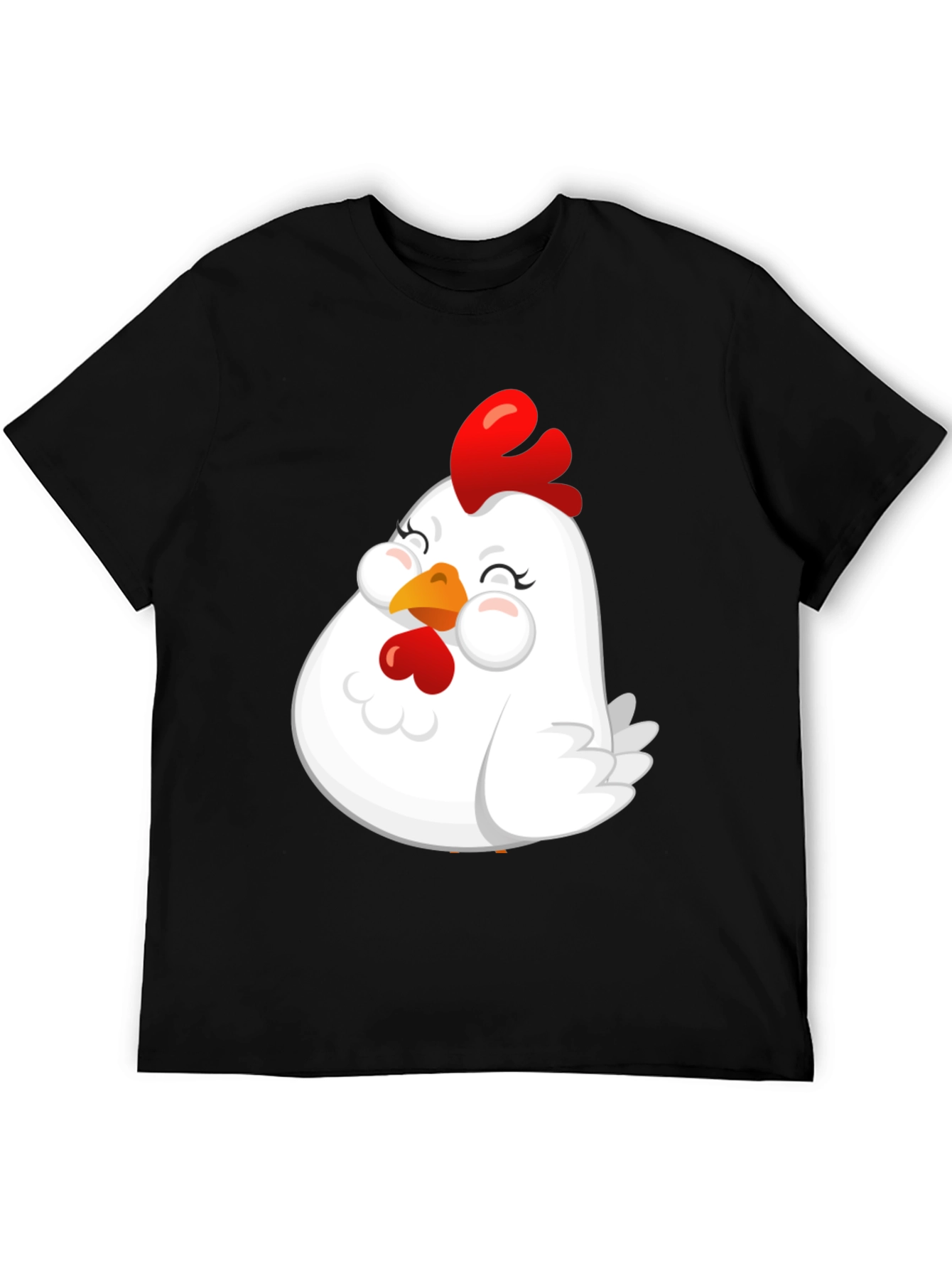 Cute Chicken Graphic T-Shirt - Soft Cotton Blend