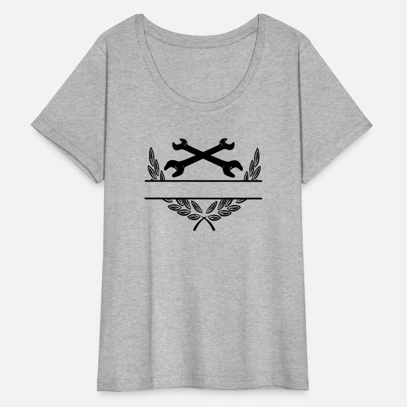 Wrenches in laurel wreath