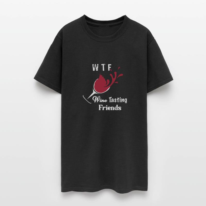 WTF Wine Tasting Friends T Shirt Funny Birthday Gi