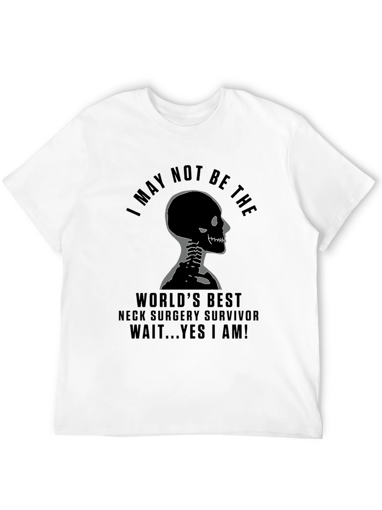 Neck Surgery Survivor Graphic T-Shirt