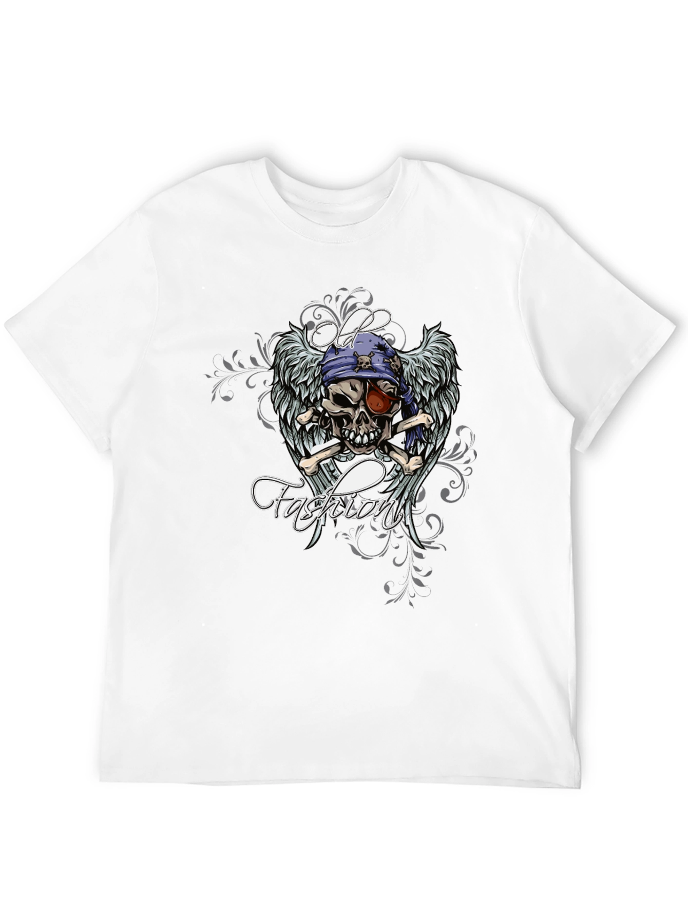 Skull Pirate Graphic Black T-Shirt