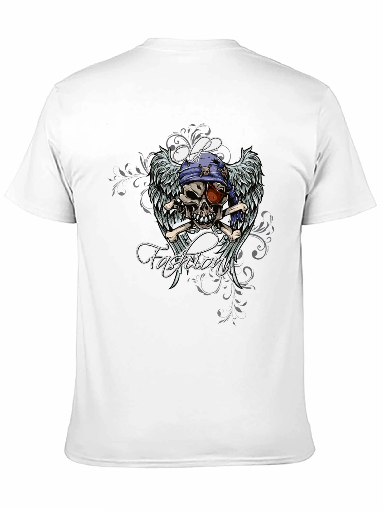 Skull Pirate Graphic Black T-Shirt