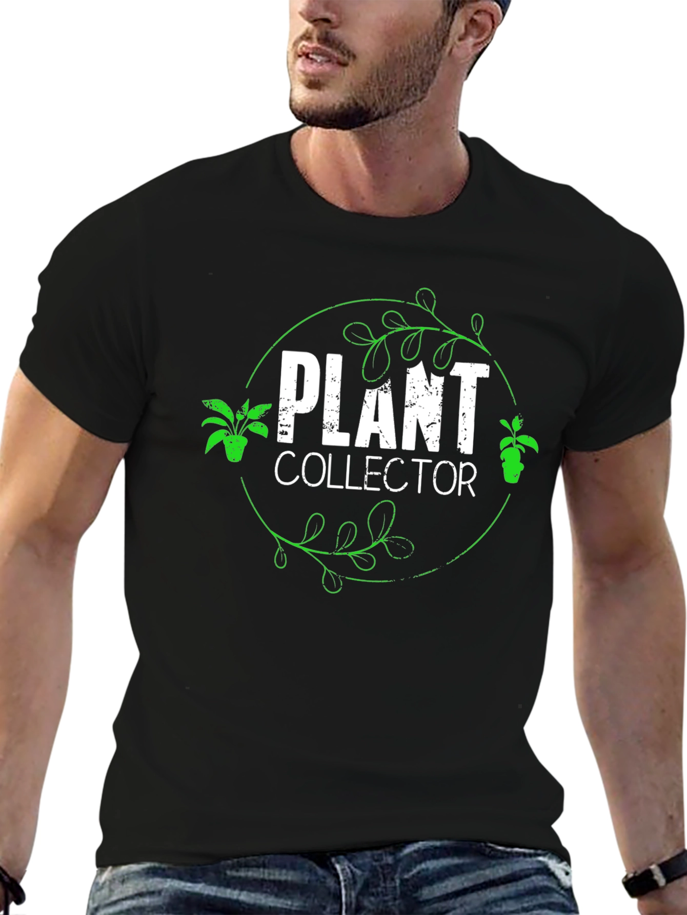 Plant Collector T-Shirt - Botanical Design