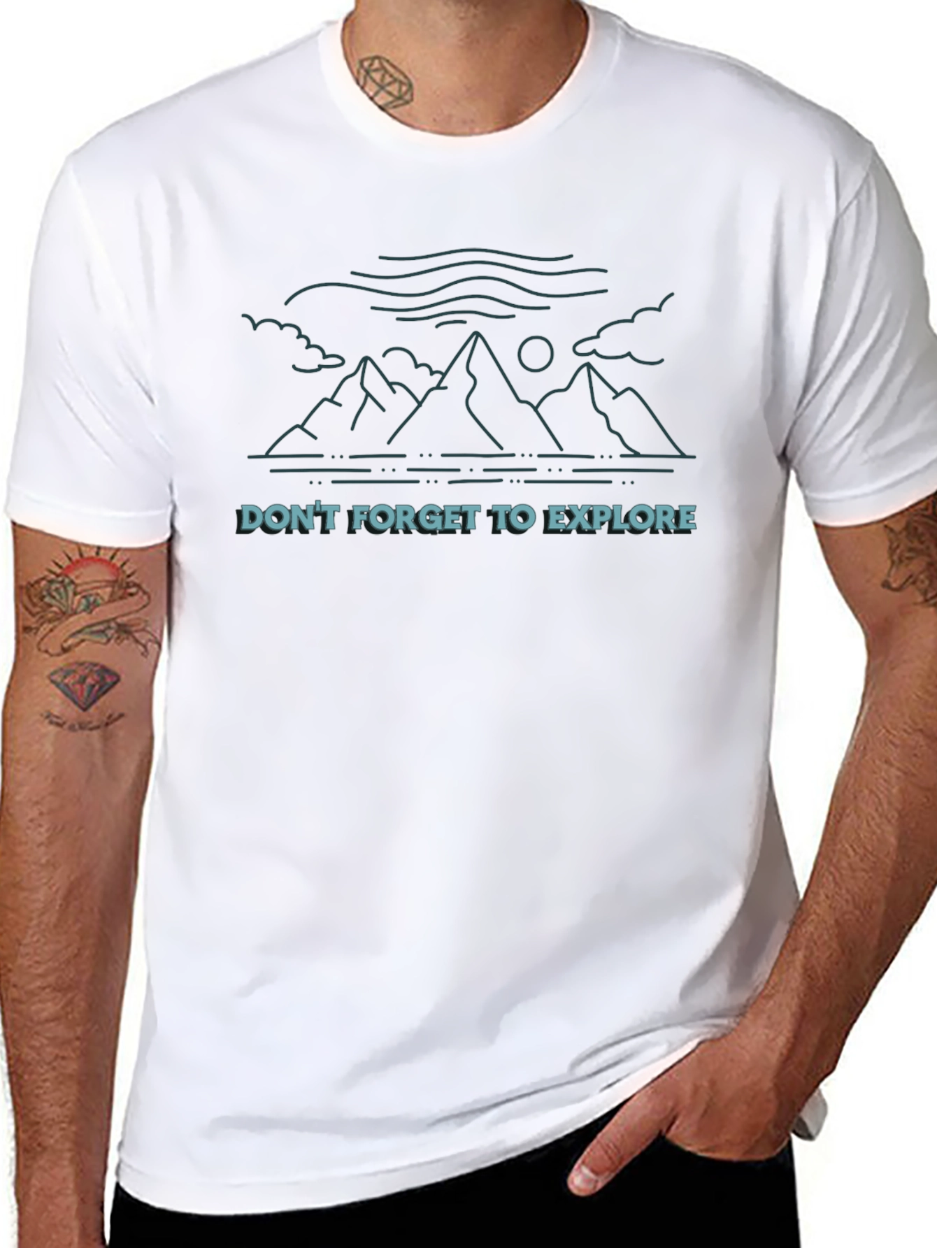 Explore Graphic Tee - Adventure Awaits!