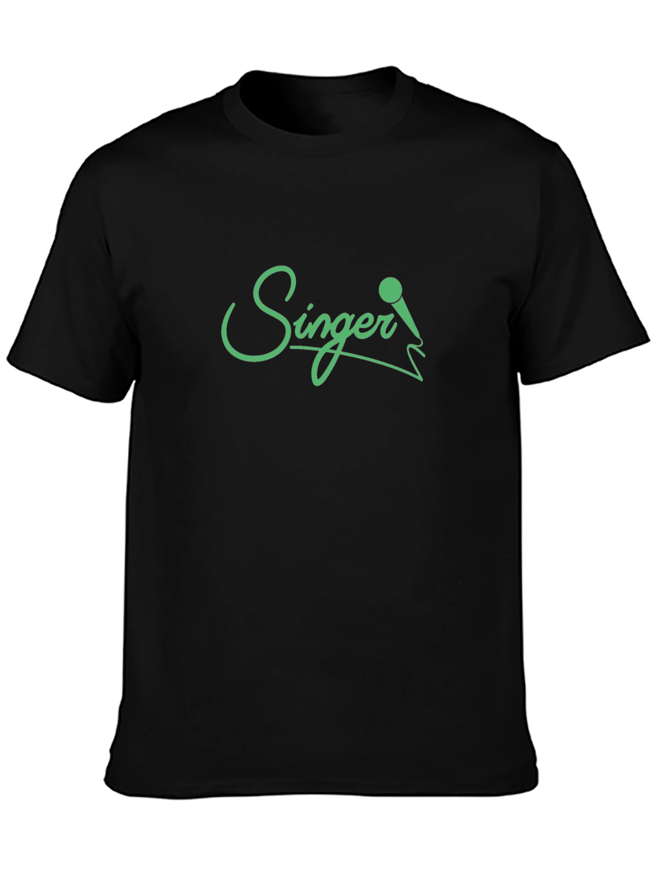 Singer Microphone Graphic T-Shirt - Cool Musician Tee