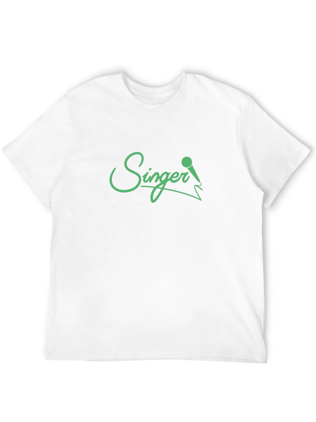 Singer Microphone Graphic T-Shirt - Cool Musician Tee