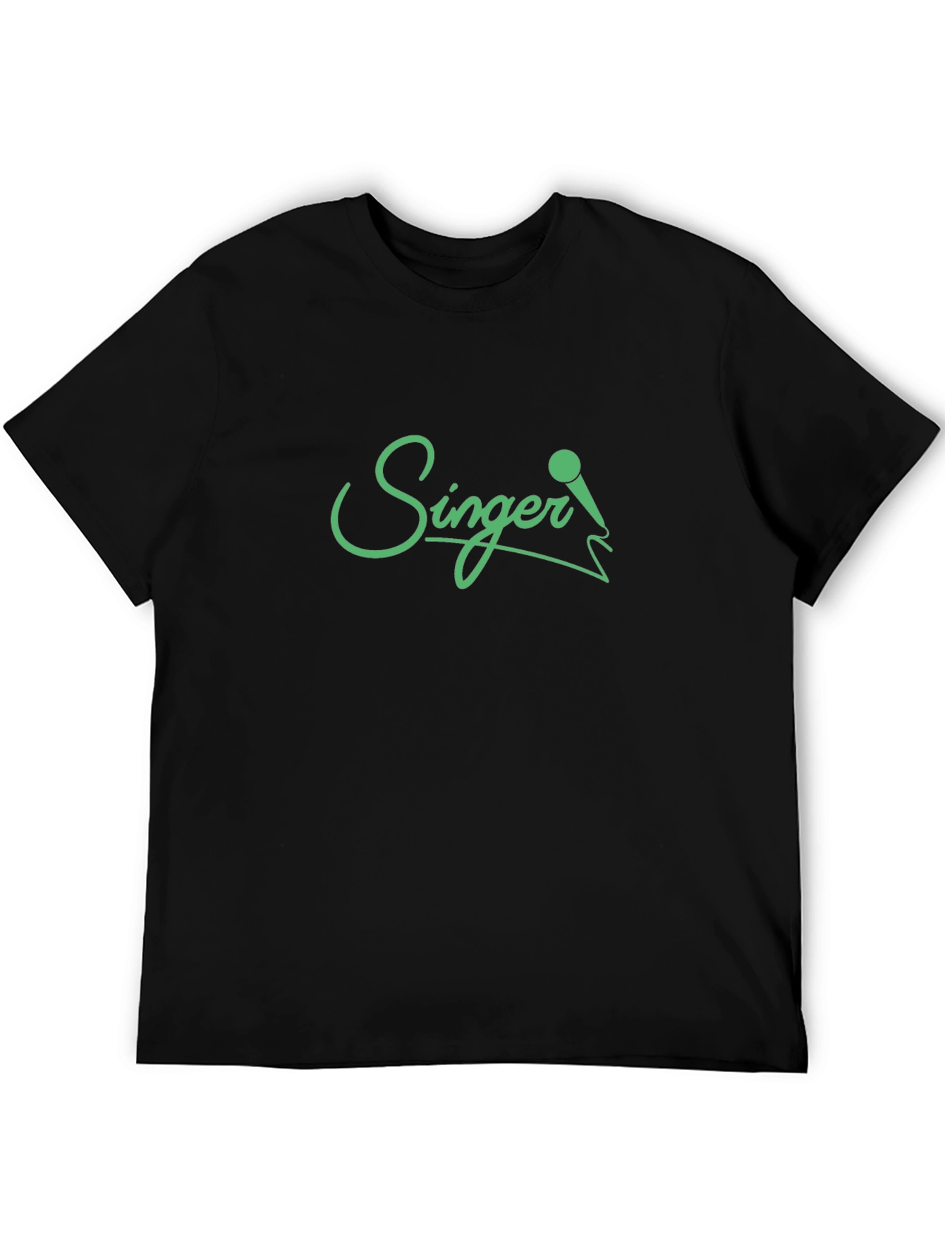 Singer Microphone Graphic T-Shirt - Cool Musician Tee