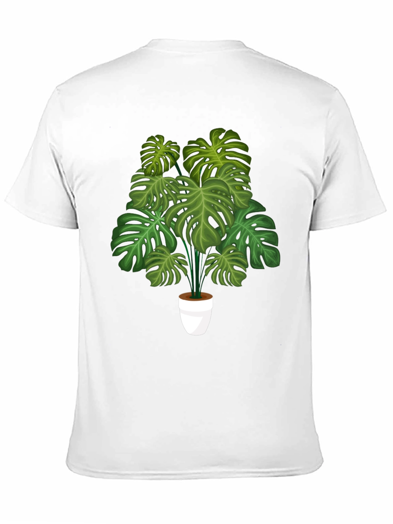 Monstera Plant Graphic Tee - Trendy Botanical Shirt