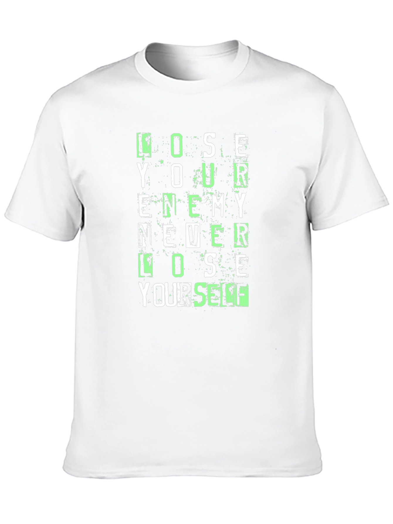 Graphic Print Mens Black T-Shirt
