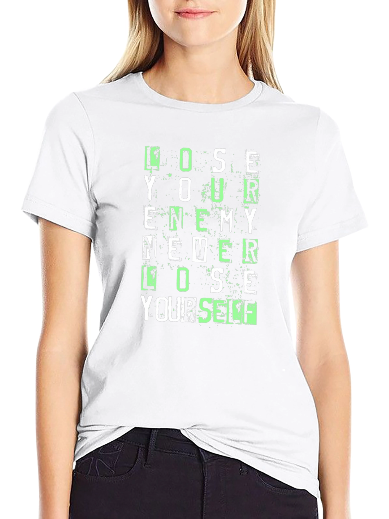 Graphic Print Mens Black T-Shirt