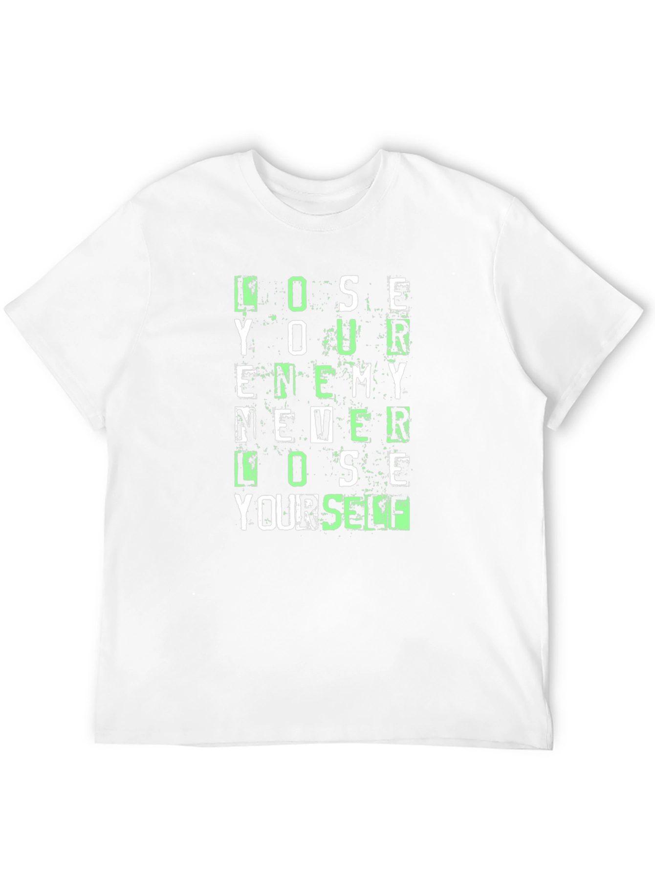 Graphic Print Mens Black T-Shirt