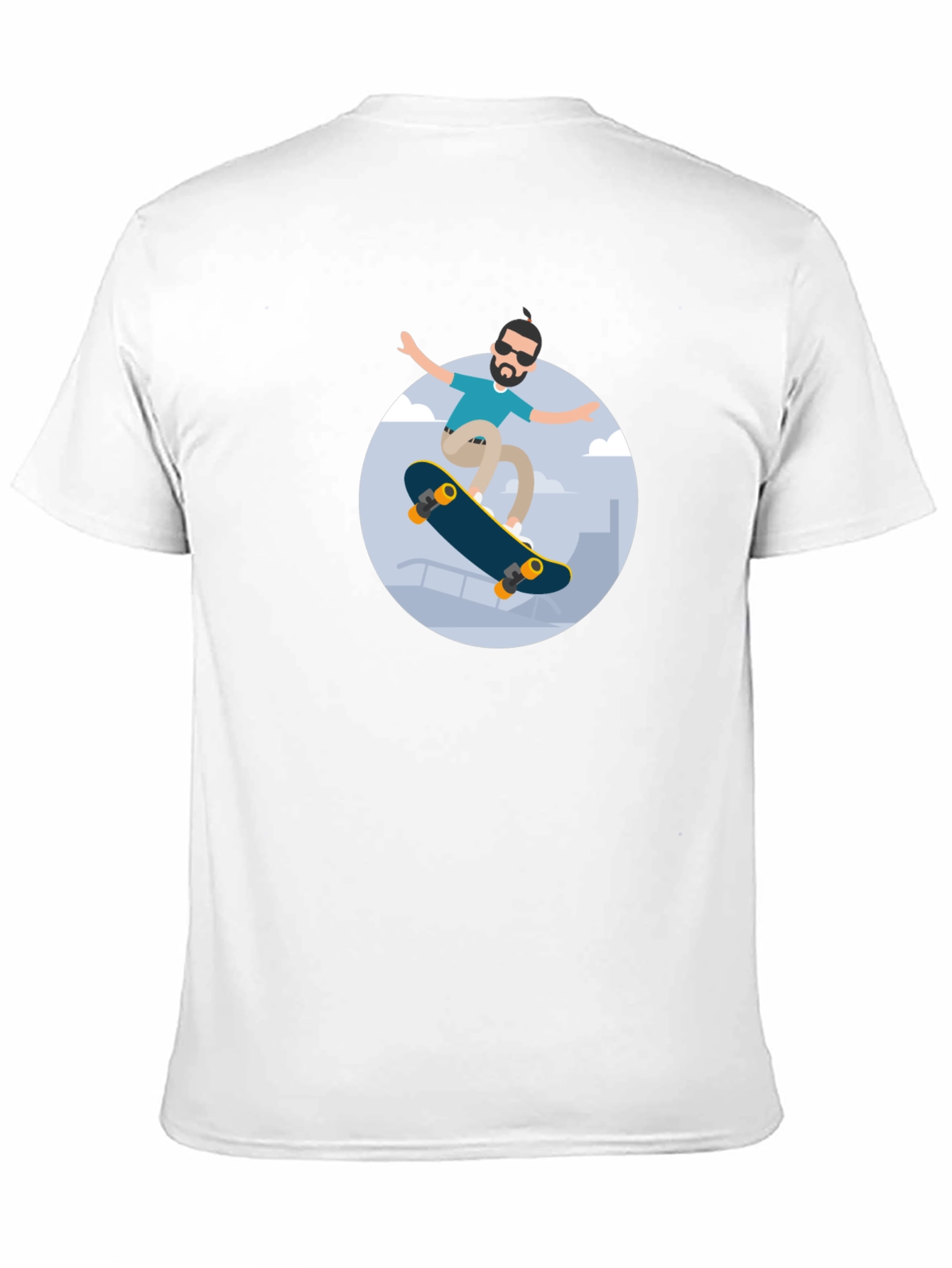Skater Graphic Black T-Shirt