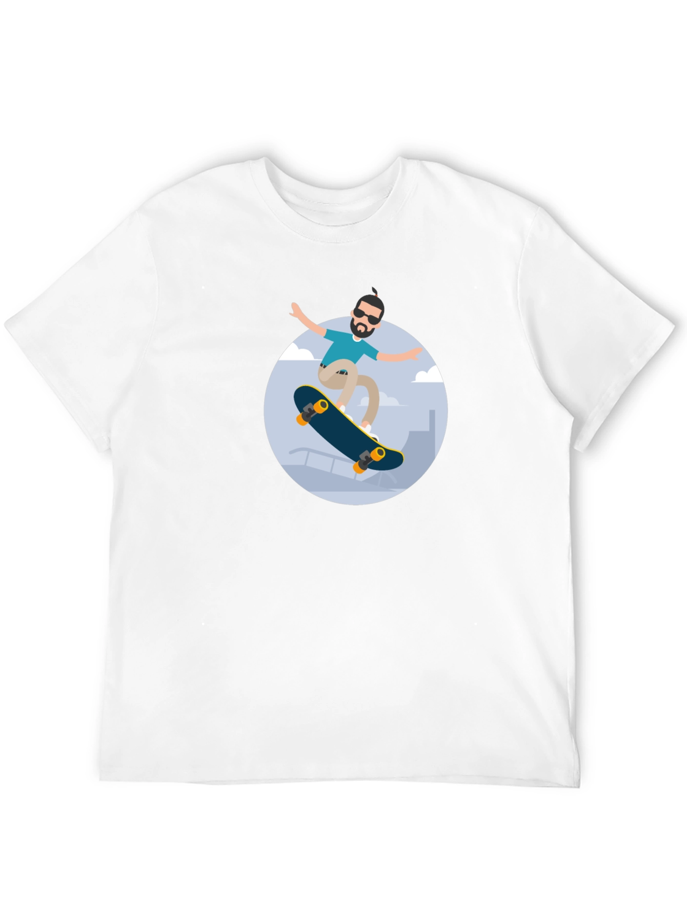 Skater Graphic Black T-Shirt