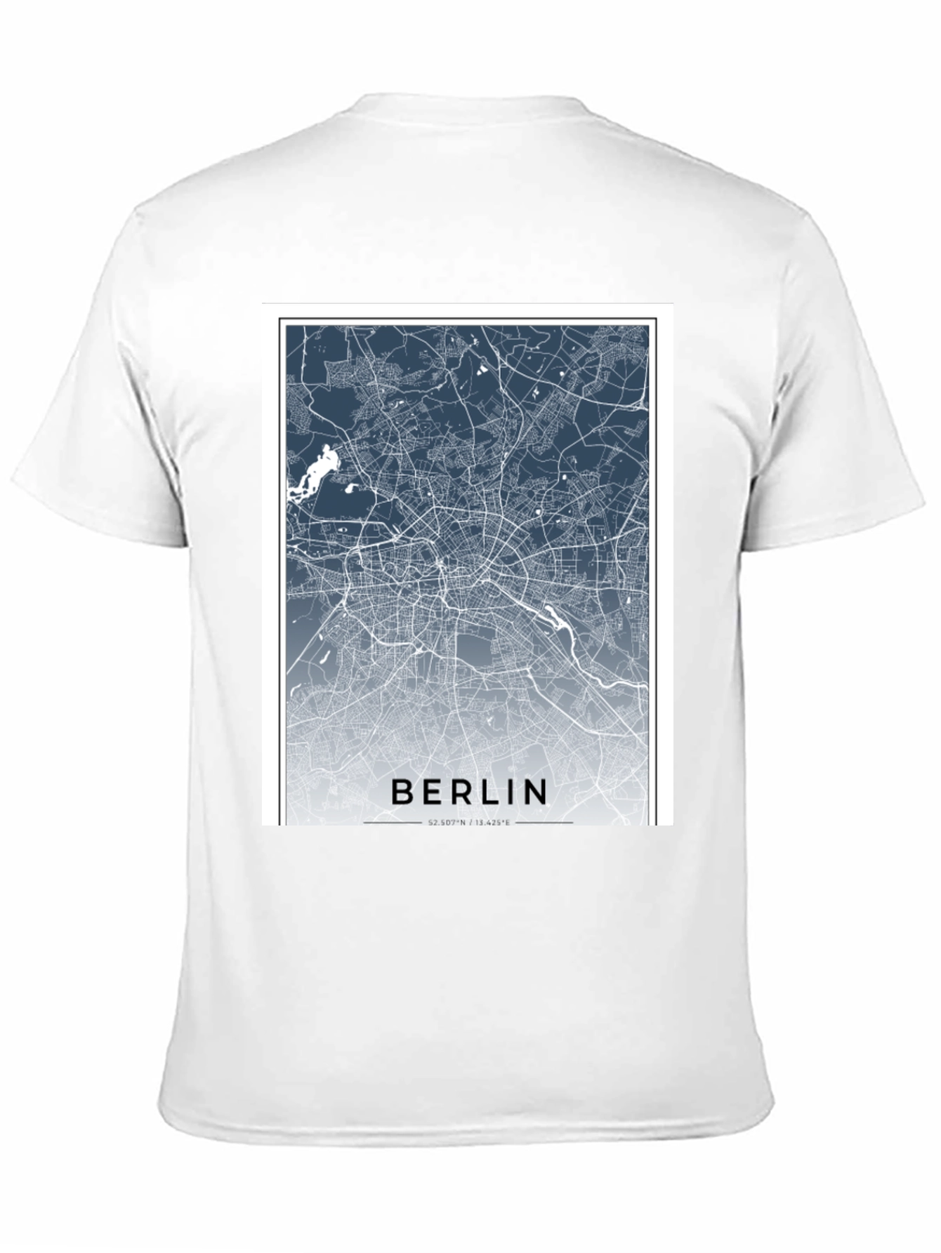 Berlin Map T-Shirt - City Streets Tee