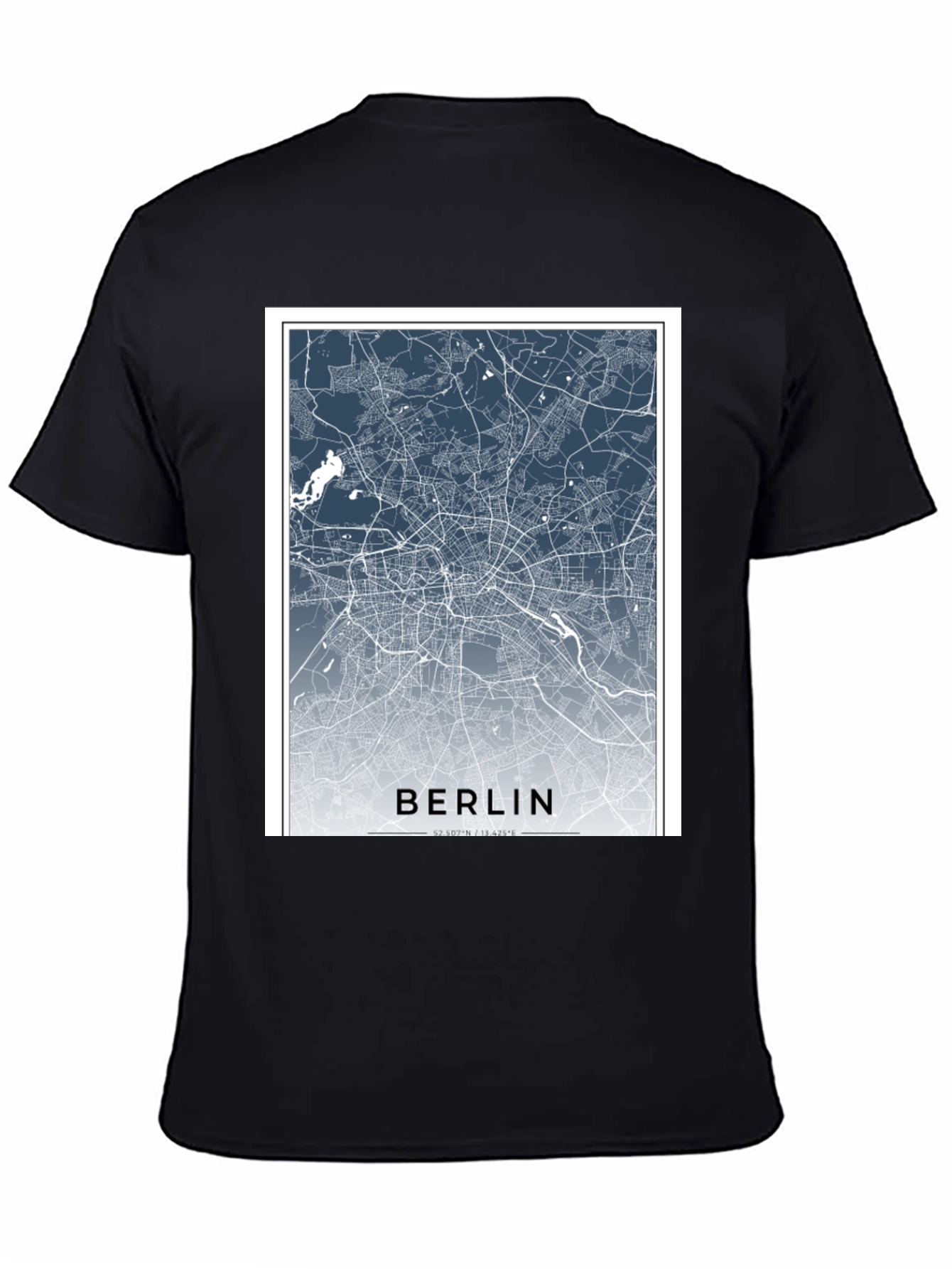 Berlin Map T-Shirt - City Streets Tee