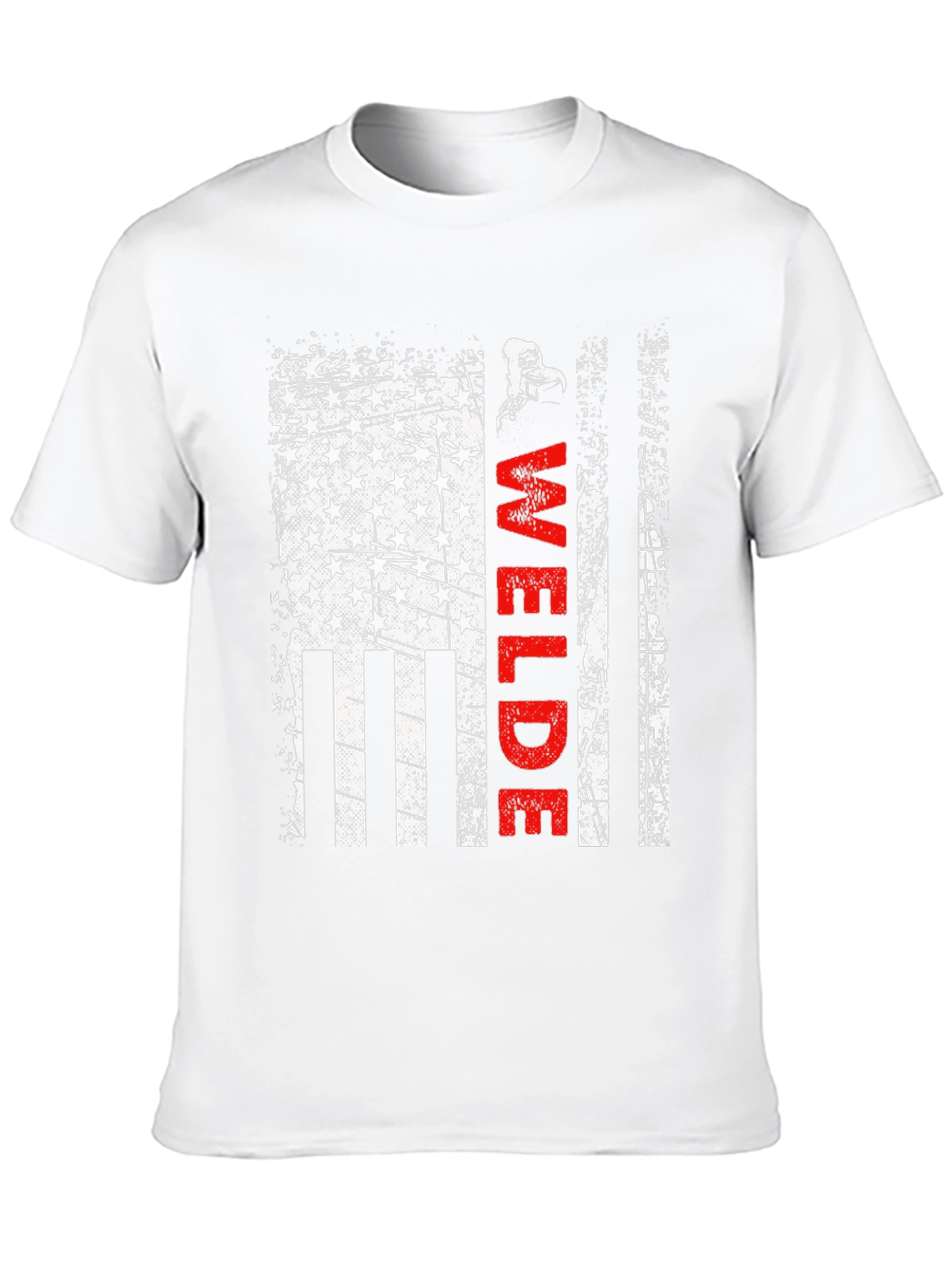 Welder American Flag T-Shirt Patriotic Welding Tee