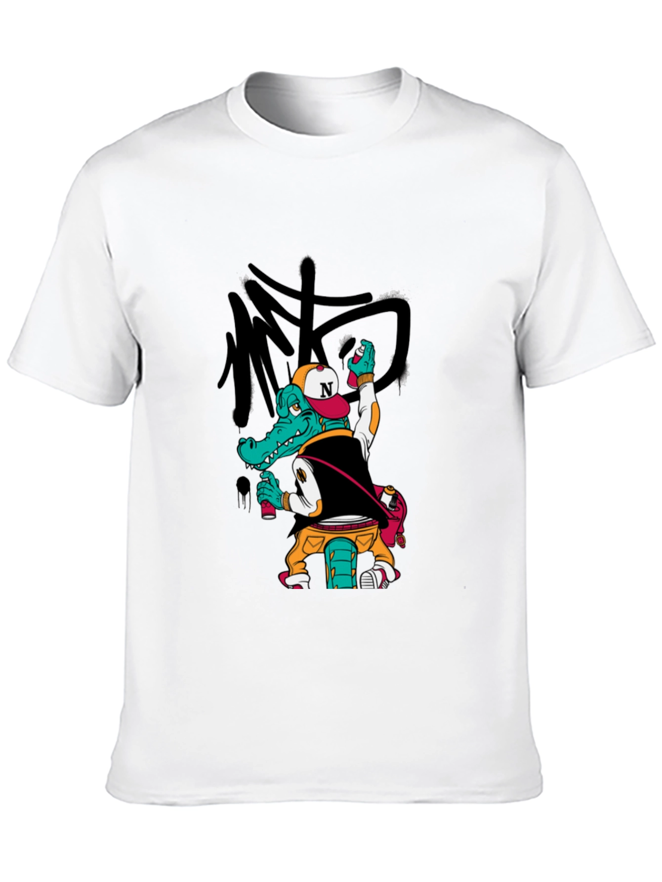 Urban Alligator Graphic Tee - Street Style T-Shirt