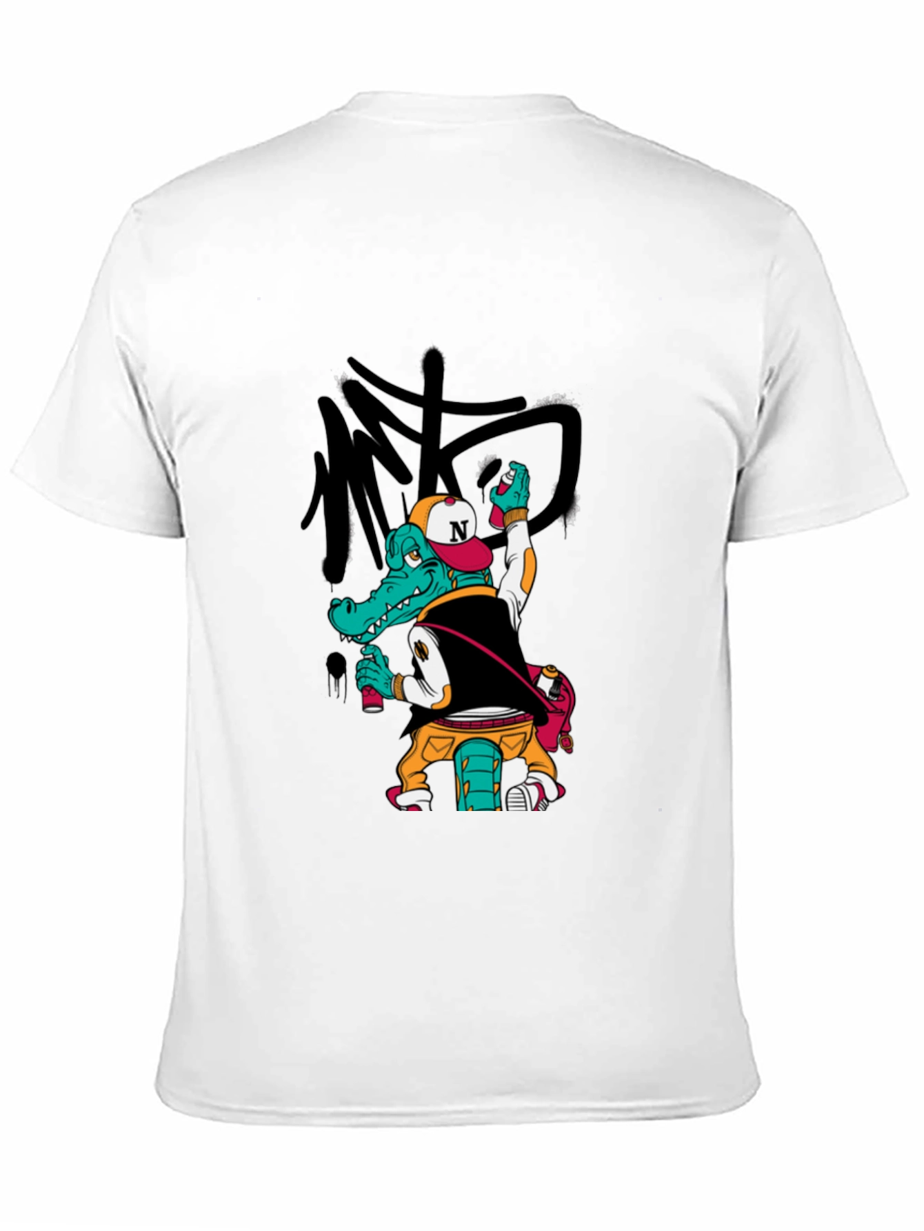 Urban Alligator Graphic Tee - Street Style T-Shirt