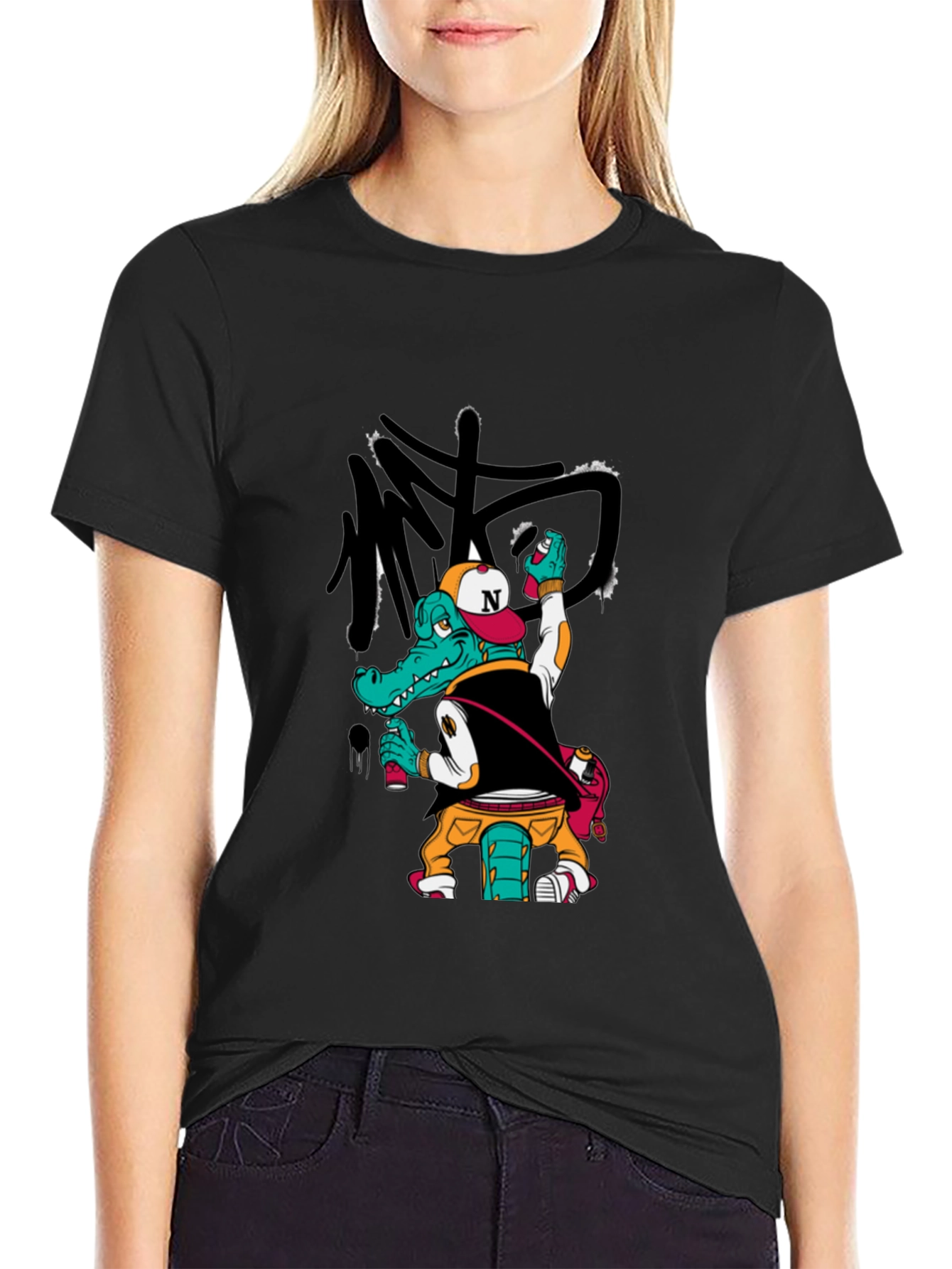 Urban Alligator Graphic Tee - Street Style T-Shirt