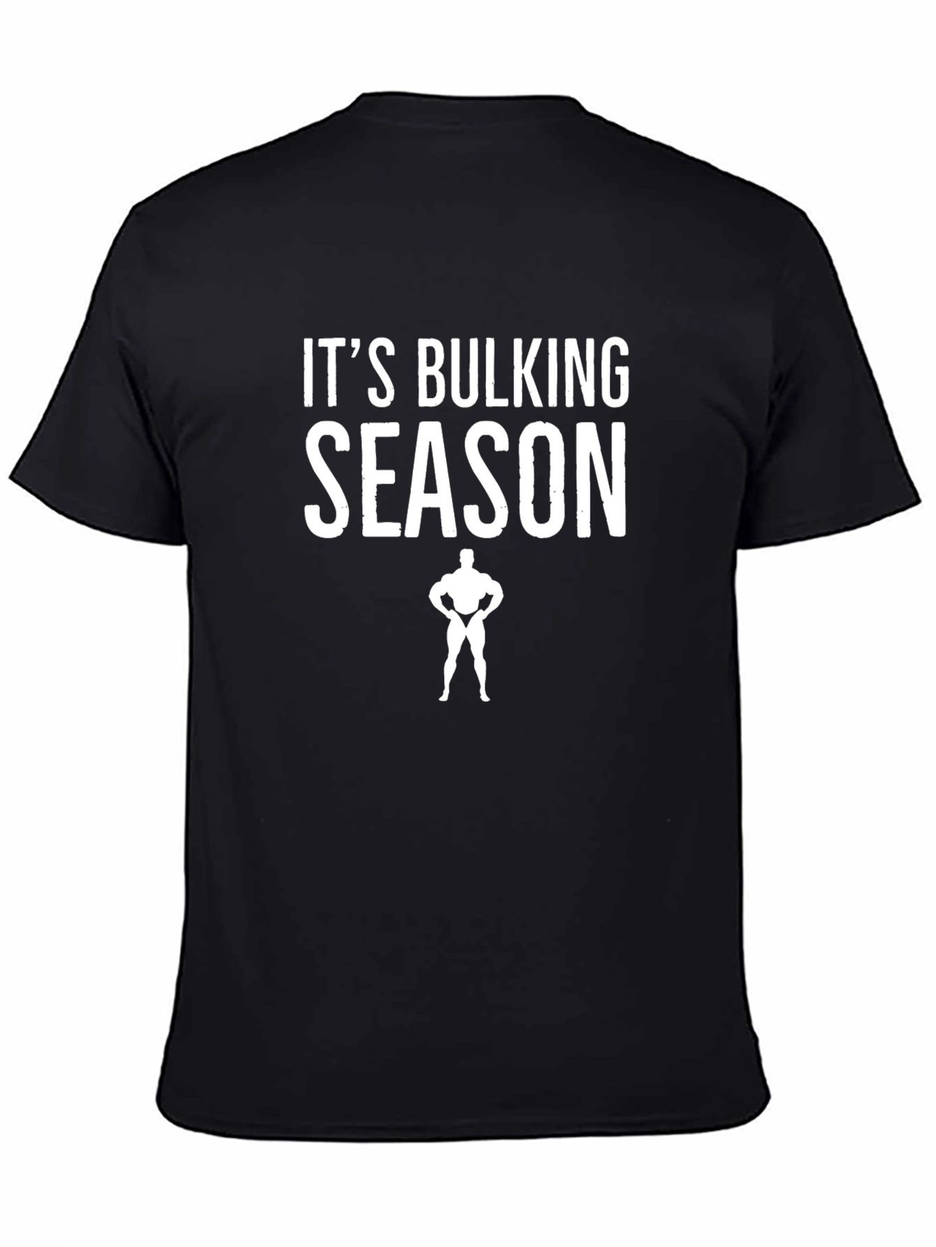 Its Bulking Season Mens Black T-Shirt