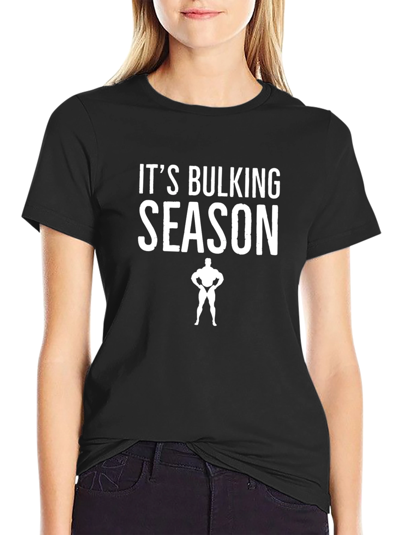 Its Bulking Season Mens Black T-Shirt