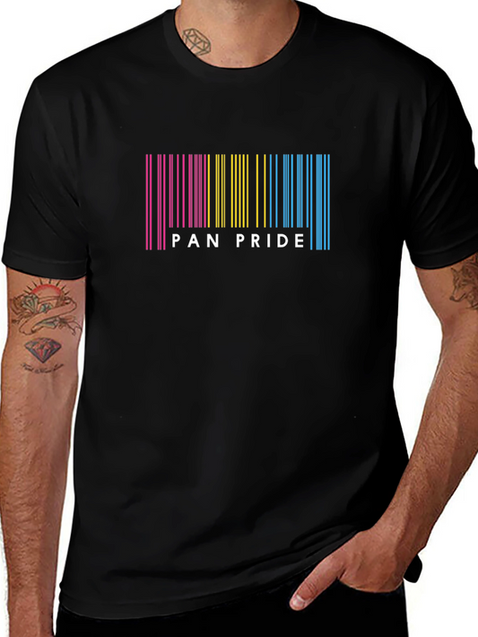 Pan Pride Barcode T-Shirt - Black