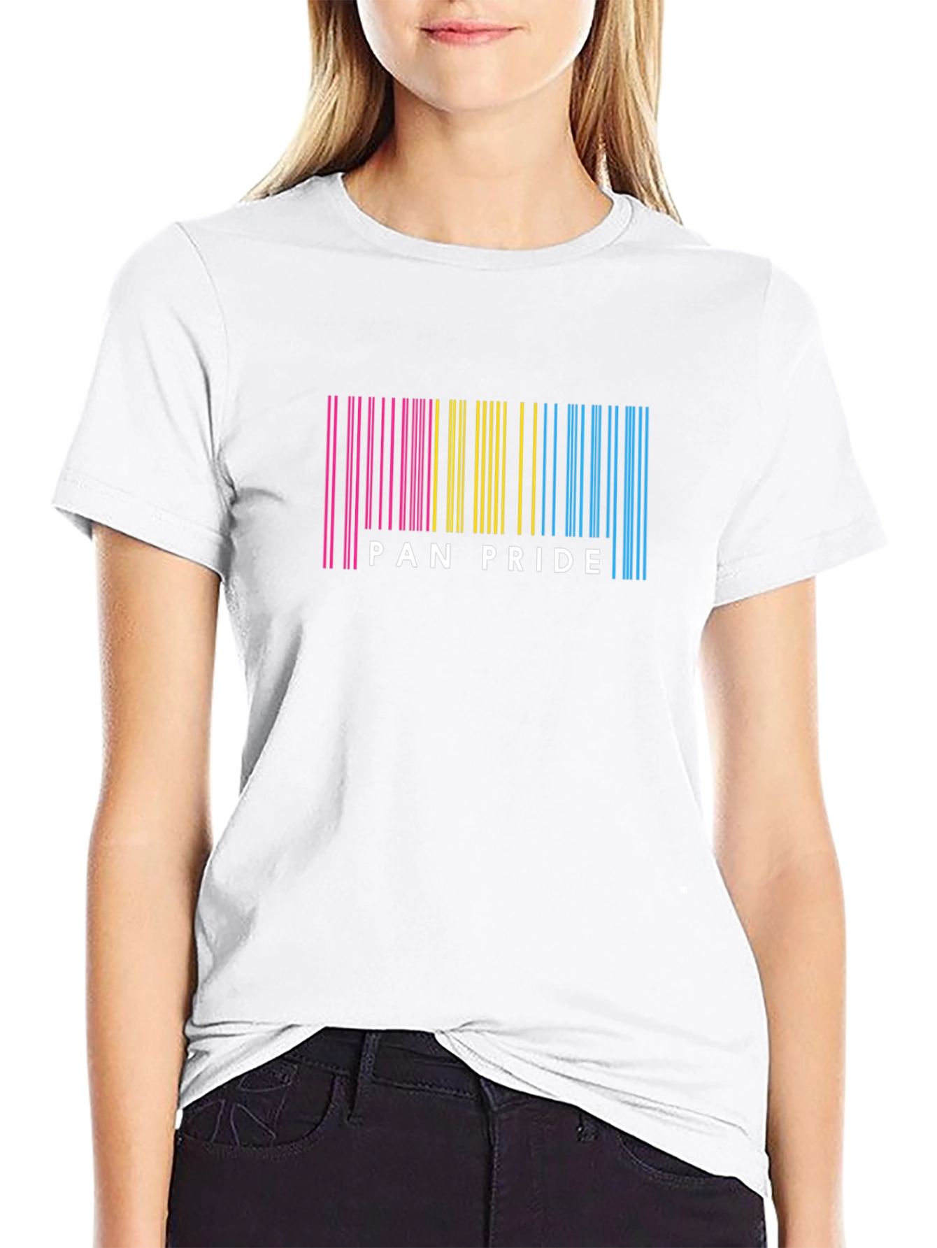Pan Pride Barcode T-Shirt - Black