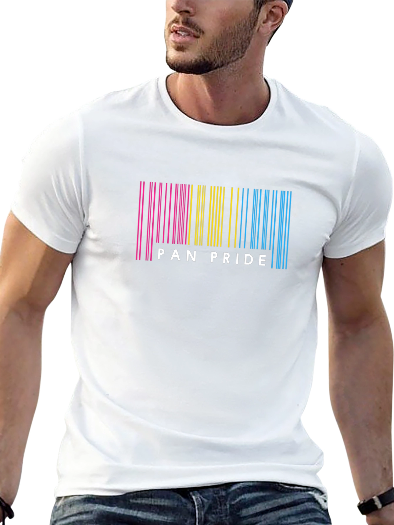 Pan Pride Barcode T-Shirt - Black