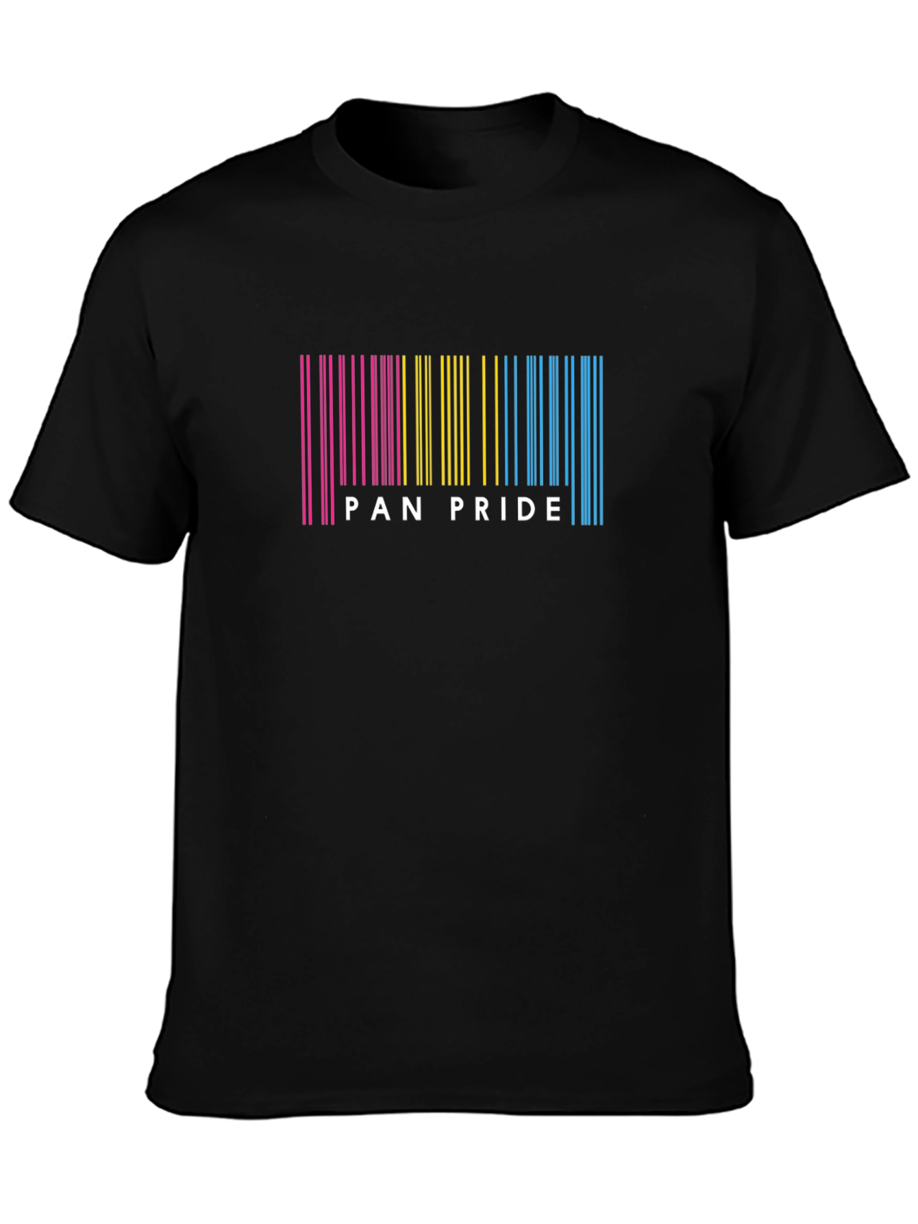 Pan Pride Barcode T-Shirt - Black