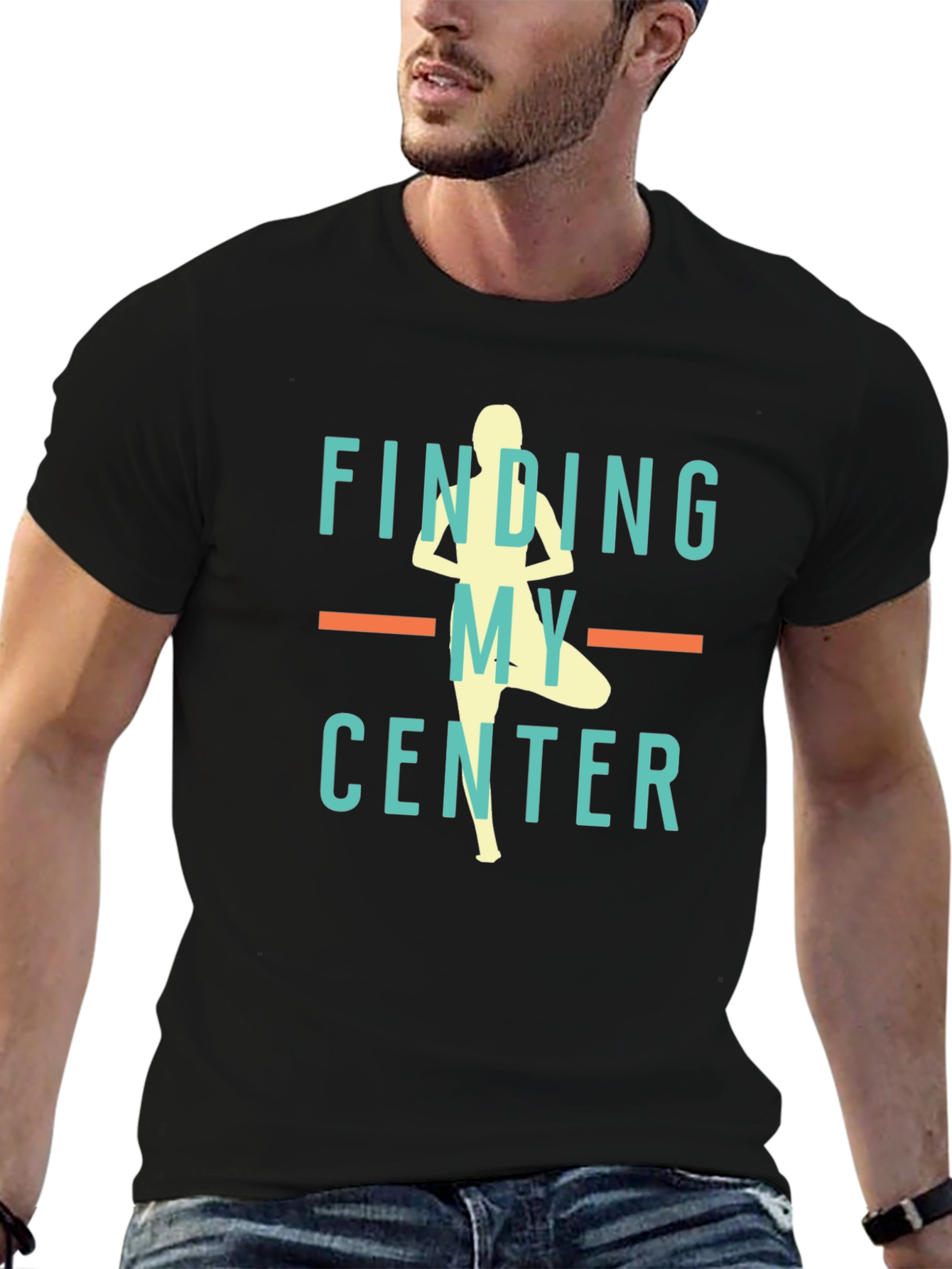 Finding My Center Yoga Graphic Tee