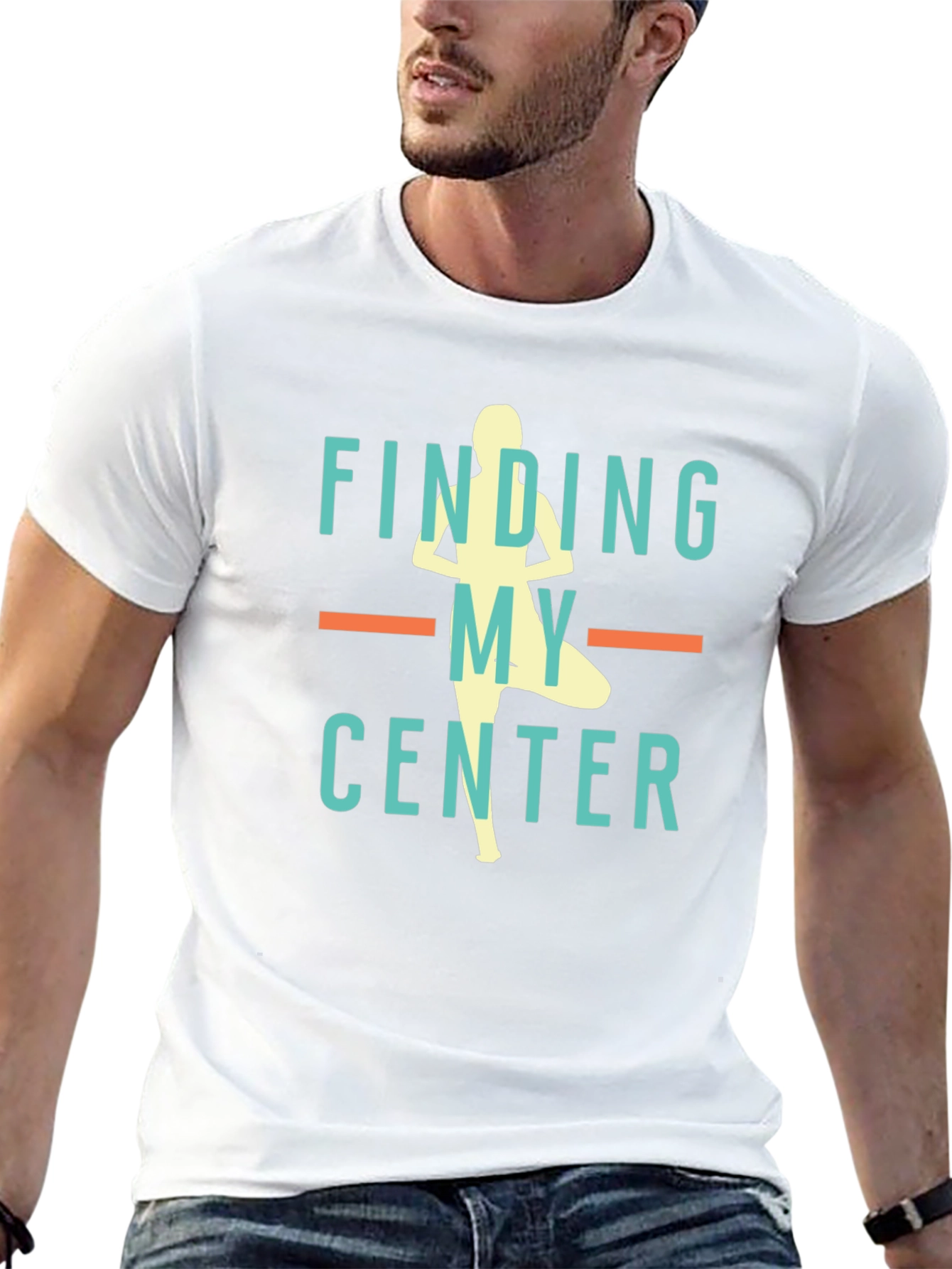 Finding My Center Yoga Graphic Tee