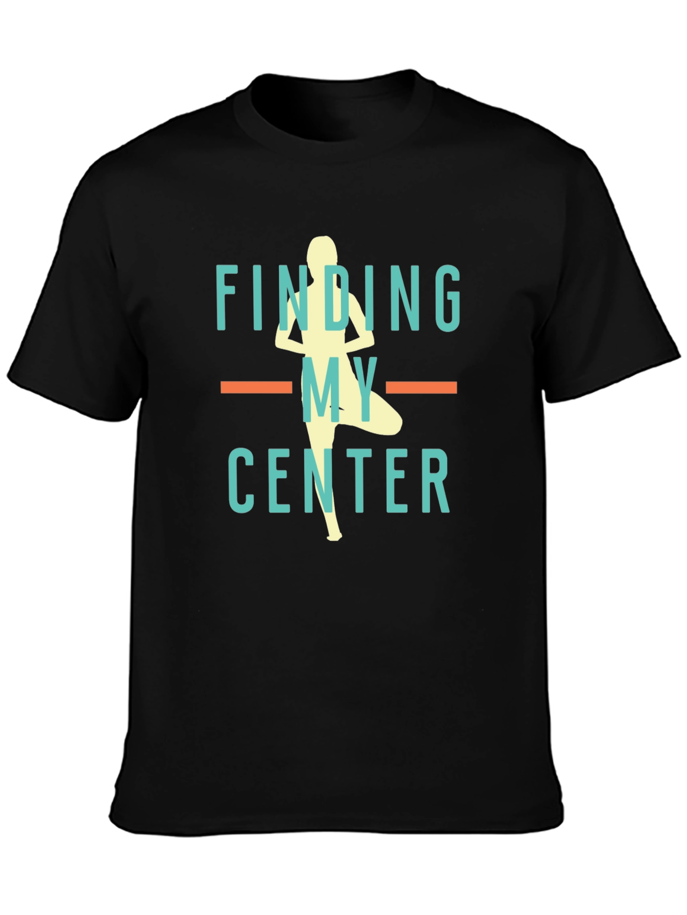 Finding My Center Yoga Graphic Tee