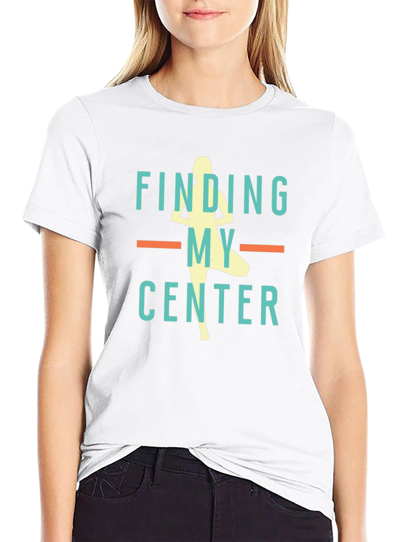 Finding My Center Yoga Graphic Tee