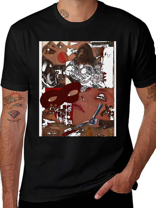 Abstract Graphic Print T-Shirt
