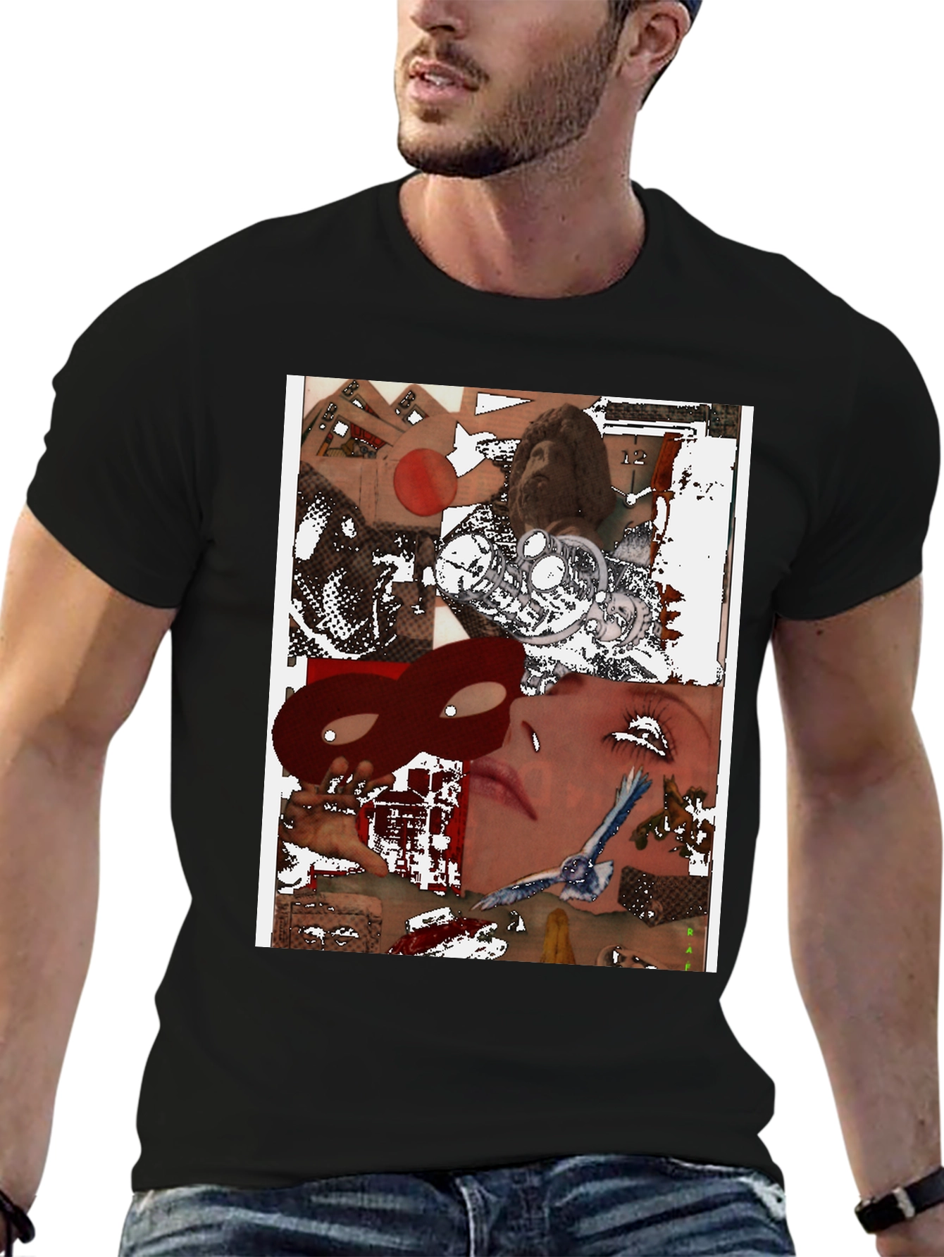 Abstract Graphic Print T-Shirt