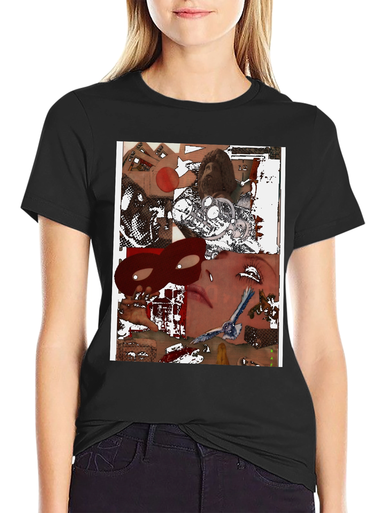Abstract Graphic Print T-Shirt